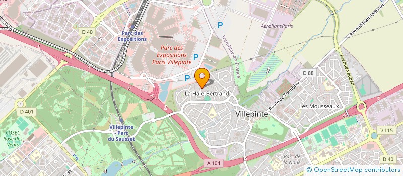 localisation de l'entreprise SARL APC LUSITANOS FERMETURES à VILLEPINTE