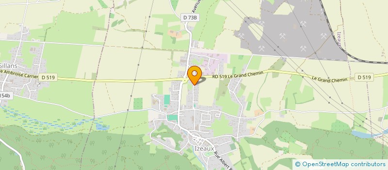 localisation de l'entreprise SARL APC2I  IZEAUX