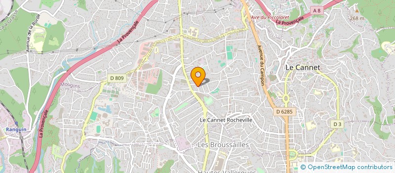 localisation de l'entreprise SARL APER à LE CANNET