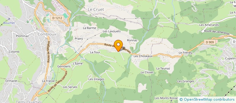 localisation de l'entreprise SARL APFAAL  COMBLOUX