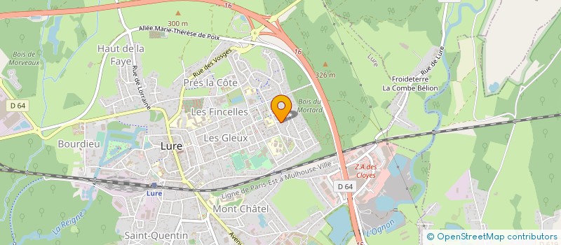 localisation de l'entreprise SARL APJ DEPANNAGE  FROTEY-LES-LURE