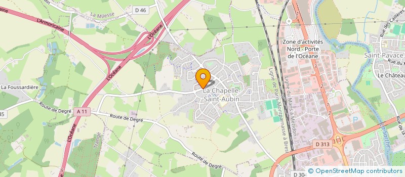 localisation de l'entreprise SARL APMC à LA CHAPELLE-SAINT-AUBIN