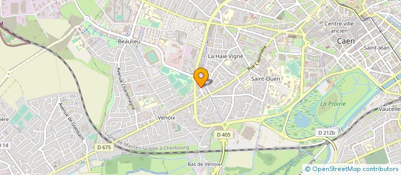 localisation de l'entreprise SARL APO'G NORMANDIE à CAEN