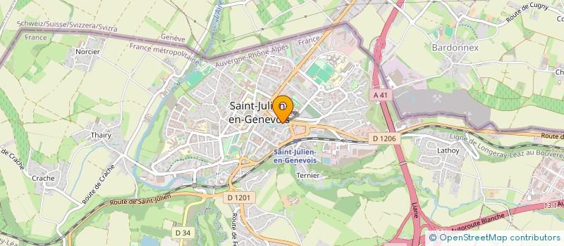 localisation de l'entreprise SARL APOLLO à SAINT-JULIEN-EN-GENEVOIS