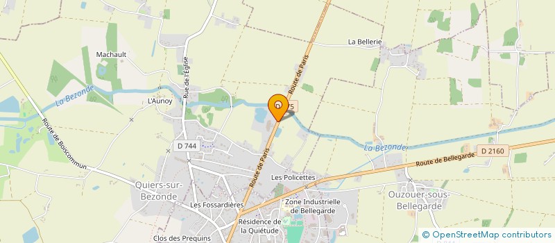 localisation de l'entreprise SARL APORA à QUIERS-SUR-BEZONDE