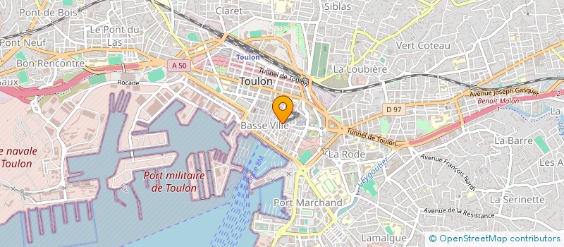 localisation de l'entreprise SARL APPI à TOULON