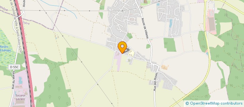 localisation de l'entreprise SARL APPLICATIONS MECANIQUES MURILLON  VILLETTE-D'ANTHON