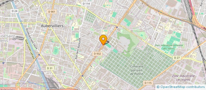 localisation de l'entreprise SARL APR DECORS à AUBERVILLIERS
