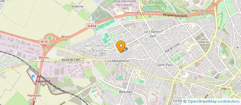 localisation de l'entreprise SARL APROTEL  CAEN