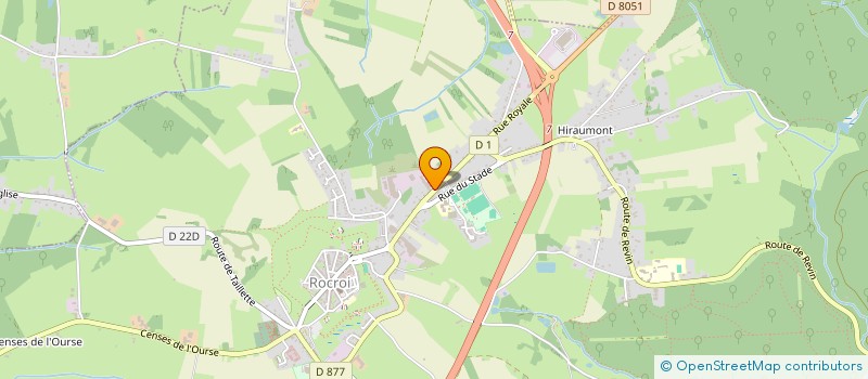 localisation de l'entreprise SARL APS  ROCROI