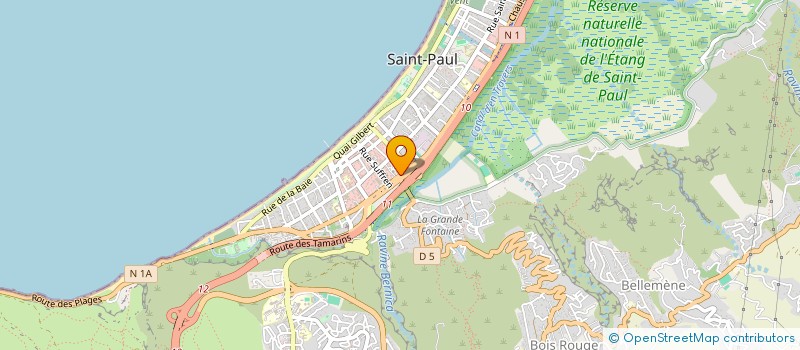 localisation de l'entreprise SARL APS à SAINT-PAUL