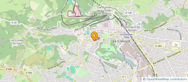 localisation de l'entreprise SARL APSI à LE CREUSOT