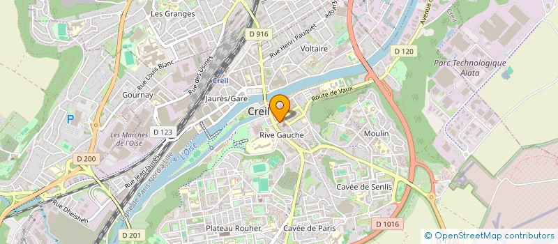 localisation de l'entreprise SARL APTELL BOURAIA  CREIL