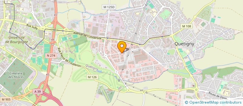 localisation de l'entreprise SARL APURA à QUETIGNY