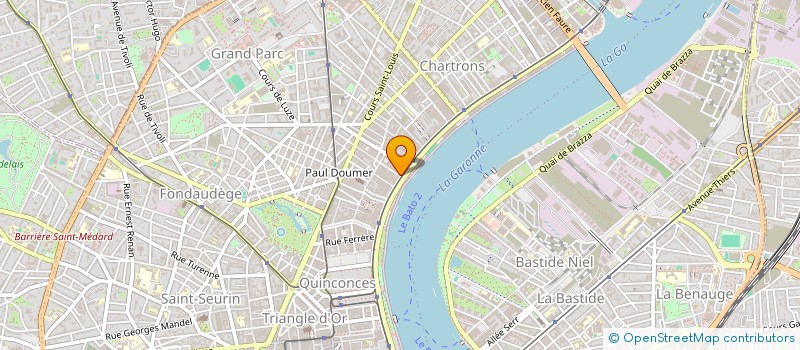 localisation de l'entreprise SARL AQPRIM MDB  BORDEAUX