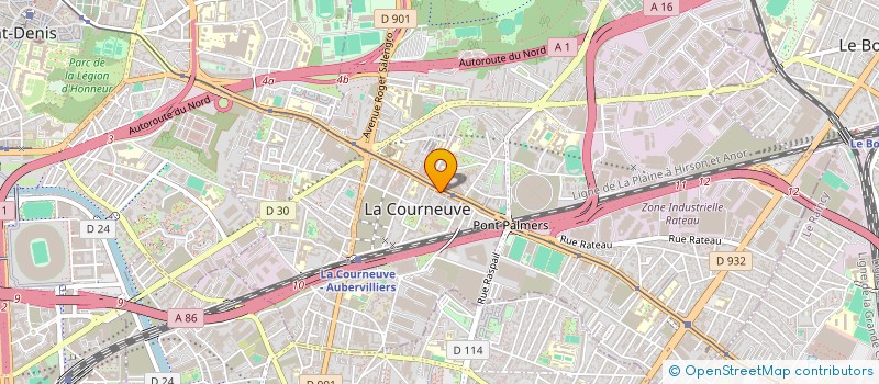 localisation de l'entreprise SARL AQSA à LA COURNEUVE