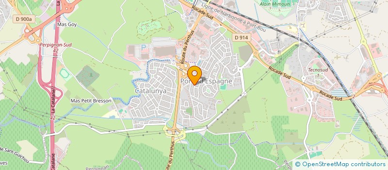 localisation de l'entreprise SARL AQUA DIFFUSION à PERPIGNAN