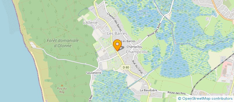 localisation de l'entreprise SARL AQUA LAVAGE à LES SABLES D'OLONNE