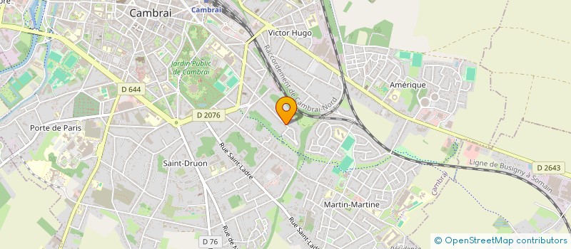 localisation de l'entreprise SARL AQUA THERMI  CAMBRAI