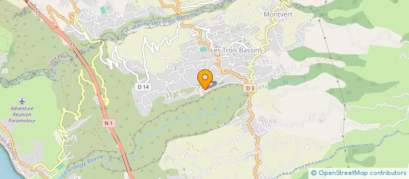 localisation de l'entreprise SARL AQUA VERT à LES TROIS-BASSINS
