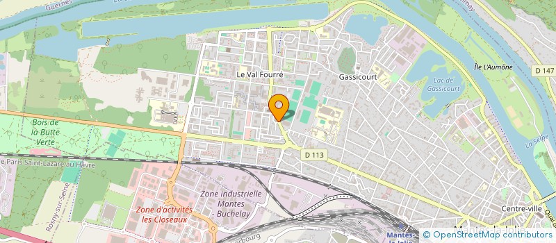 localisation de l'entreprise SARL AQUALISSES à MANTES-LA-JOLIE