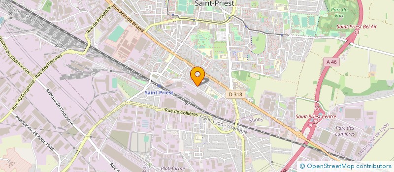 localisation de l'entreprise SARL AQUATHERMIC à SAINT-PRIEST