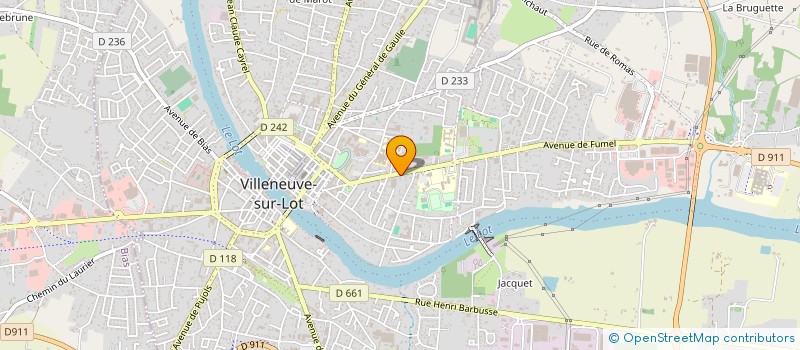 localisation de l'entreprise SARL AQUI THERM  VILLENEUVE-SUR-LOT