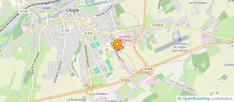 localisation de l'entreprise SARL AQUILA à SAINT-OUEN-SUR-ITON