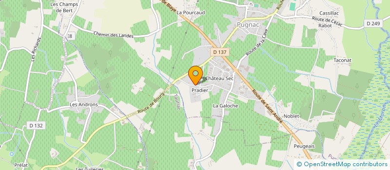 localisation de l'entreprise SARL AQUIREV à PUGNAC