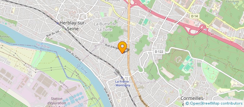 localisation de l'entreprise SARL AQUITAINE EXPORT INTERNATIONAL  LA FRETTE-SUR-SEINE