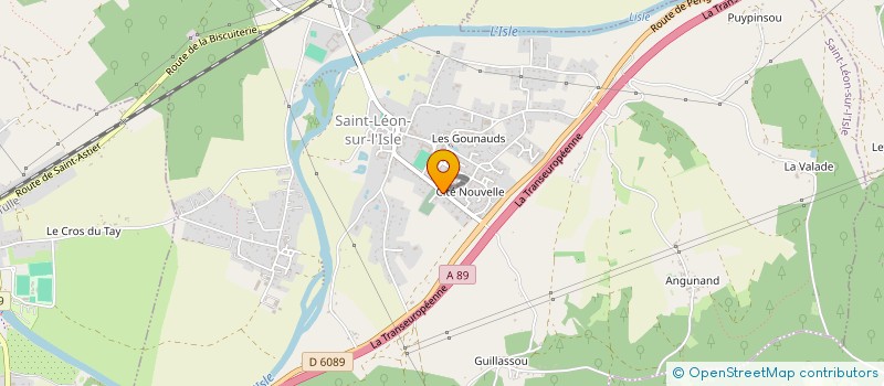 localisation de l'entreprise SARL AQUITAINE MAINTENANCE SPECTACLE à SAINT-LEON-SUR-L'ISLE
