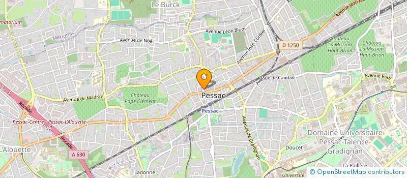 localisation de l'entreprise SARL AQUITAINE MENAGE NETTOYAGE à PESSAC