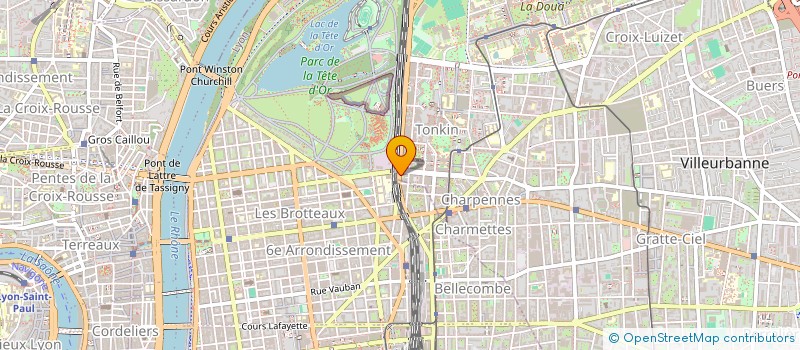 localisation de l'entreprise SARL AR LOTISSEMENT DU PETIT PONT 21  VILLEURBANNE