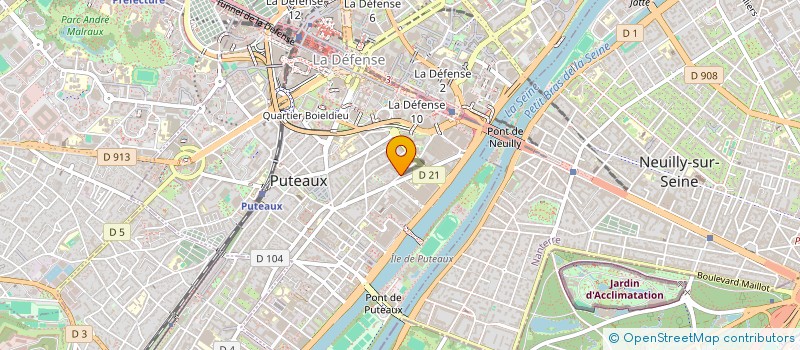 localisation de l'entreprise SARL ARAGO à PUTEAUX