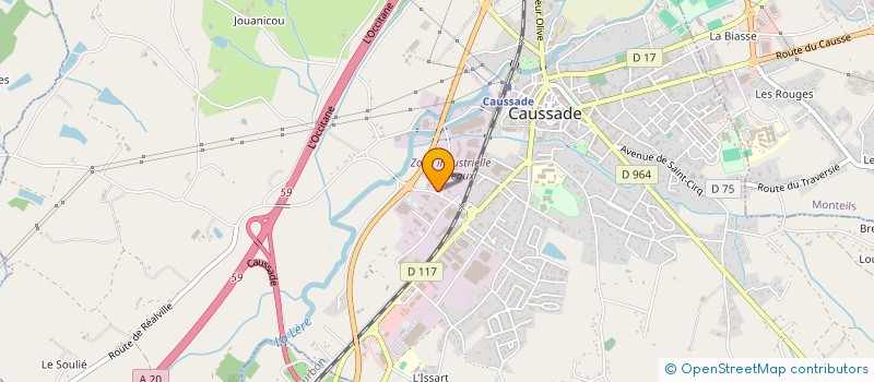 localisation de l'entreprise SARL ARAKIS  CAUSSADE