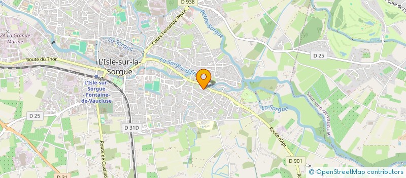 localisation de l'entreprise SARL ARAXE à L ISLE SUR LA SORGUE