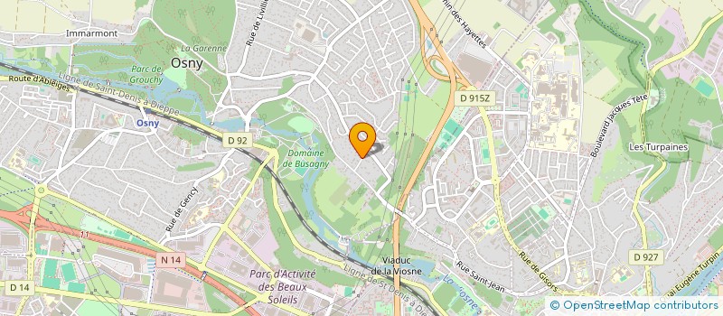 localisation de l'entreprise SARL ARB AMENAGEMENT RENOVATION BATIMENT  OSNY