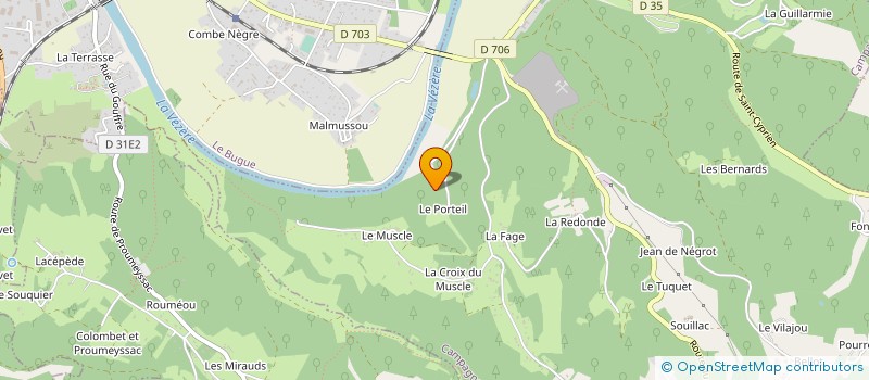 localisation de l'entreprise SARL ARBORIE PARCS ET JARDINS à LE BUGUE