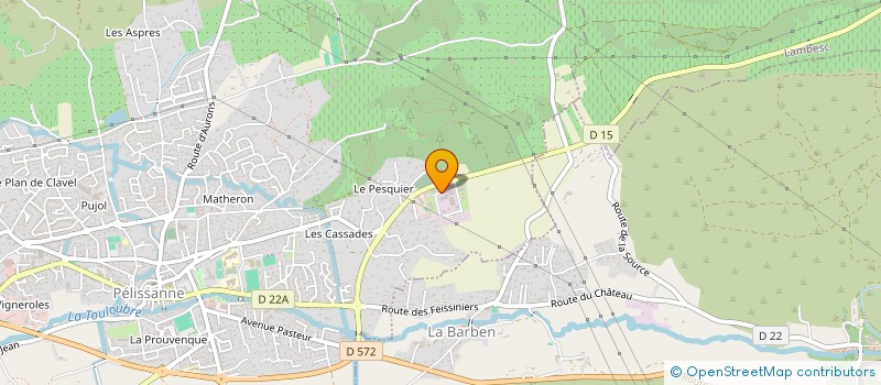 localisation de l'entreprise SARL ARBRACOM à PELISSANNE