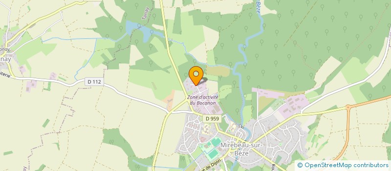 localisation de l'entreprise SARL ARC ET TRAVAUX à MIREBEAU-SUR-BEZE