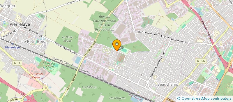 localisation de l'entreprise SARL ARCADE  BEAUCHAMP