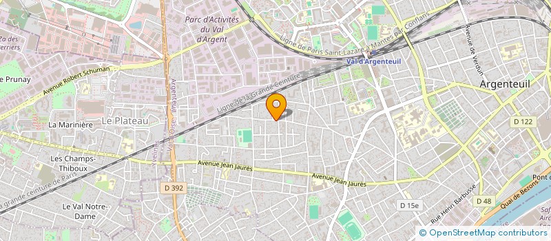 localisation de l'entreprise SARL ARCADE  ARGENTEUIL