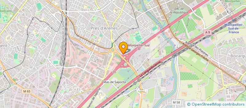 localisation de l'entreprise SARL ARCAUTO  MONTPELLIER