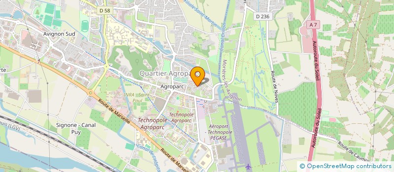 localisation de l'entreprise SARL ARCEOS à AVIGNON