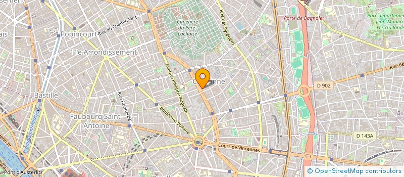 localisation de l'entreprise SARL ARCHANA  PARIS