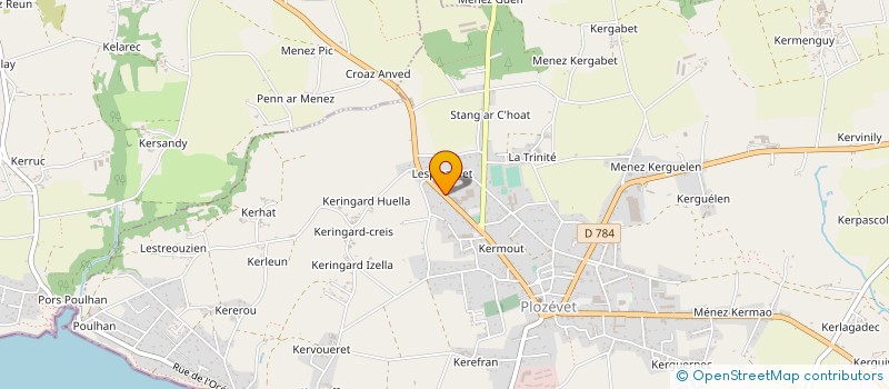 localisation de l'entreprise SARL ARCHANGE à PLOZEVET