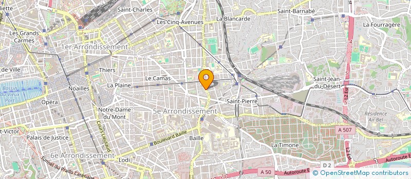 localisation de l'entreprise SARL ARCHER à MARSEILLE