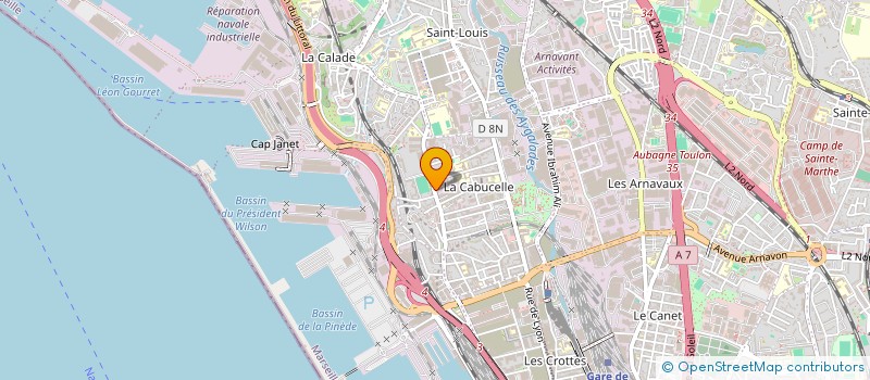 localisation de l'entreprise SARL ARCHIPELLE à MARSEILLE