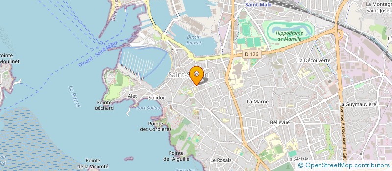 localisation de l'entreprise SARL ARCHIPLUS à SAINT-MALO