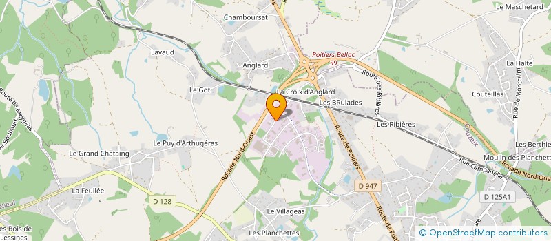 localisation de l'entreprise SARL ARCOLE à COUZEIX